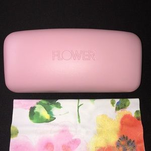 New FLOWER Large Eyeglass Case Cleaning Cloth